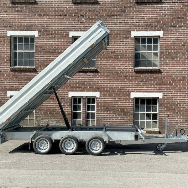 HUMBAUR HTK 3500.41 TRIDEM 
410X210X35CM 3500KG DREISEITENKIPPER